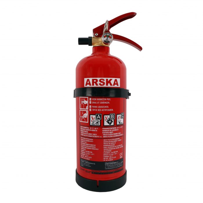 Arska 2kg jauhesammutin
